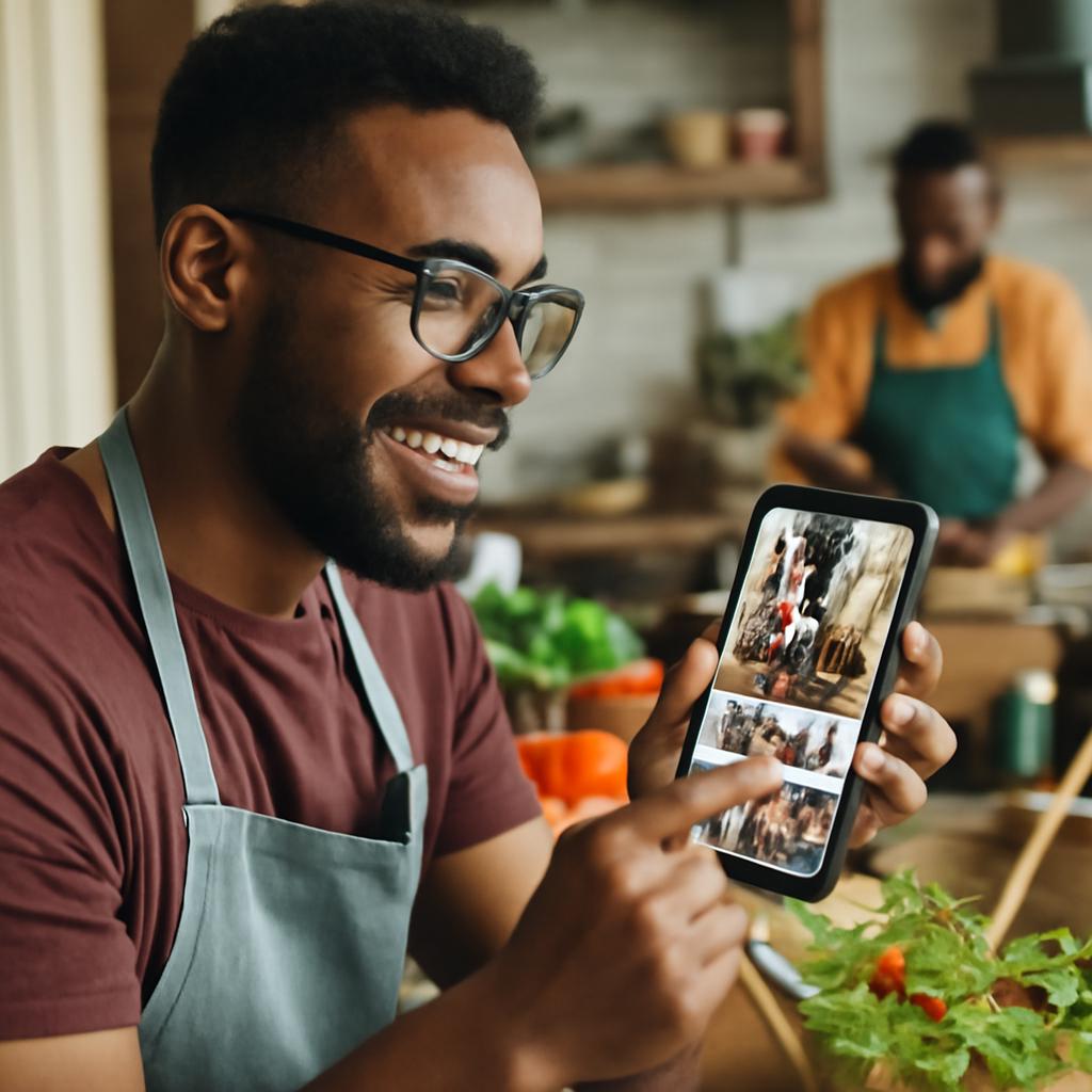 aplicativo para eventos culinários colaborativos