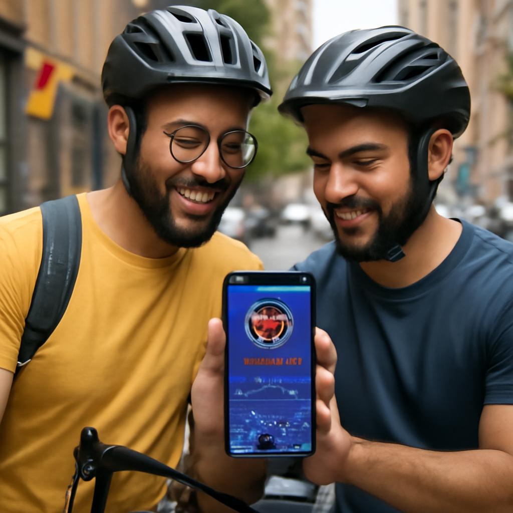 aplicativo para unir praticantes de ciclismo urbano