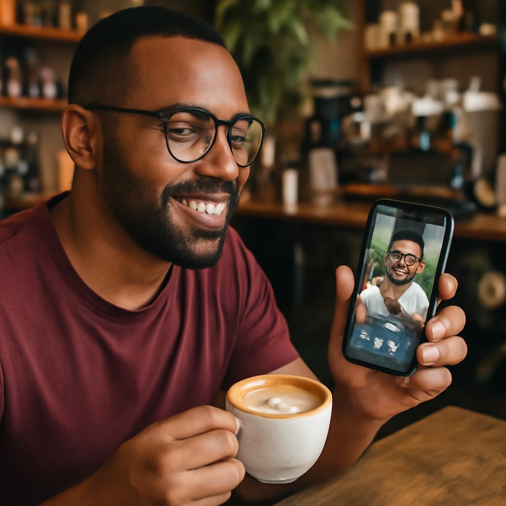 aplicativo para amizade entre apreciadores de cafés especiais