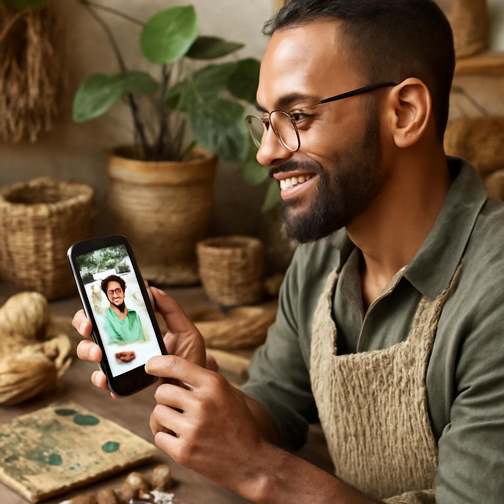 apps para networking entre artesãos sustentáveis