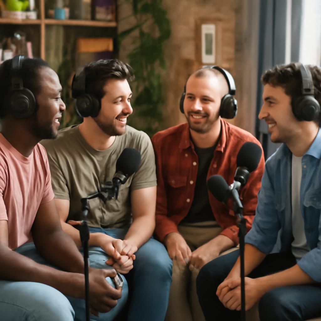 grupo para socialização de criadores de podcasts