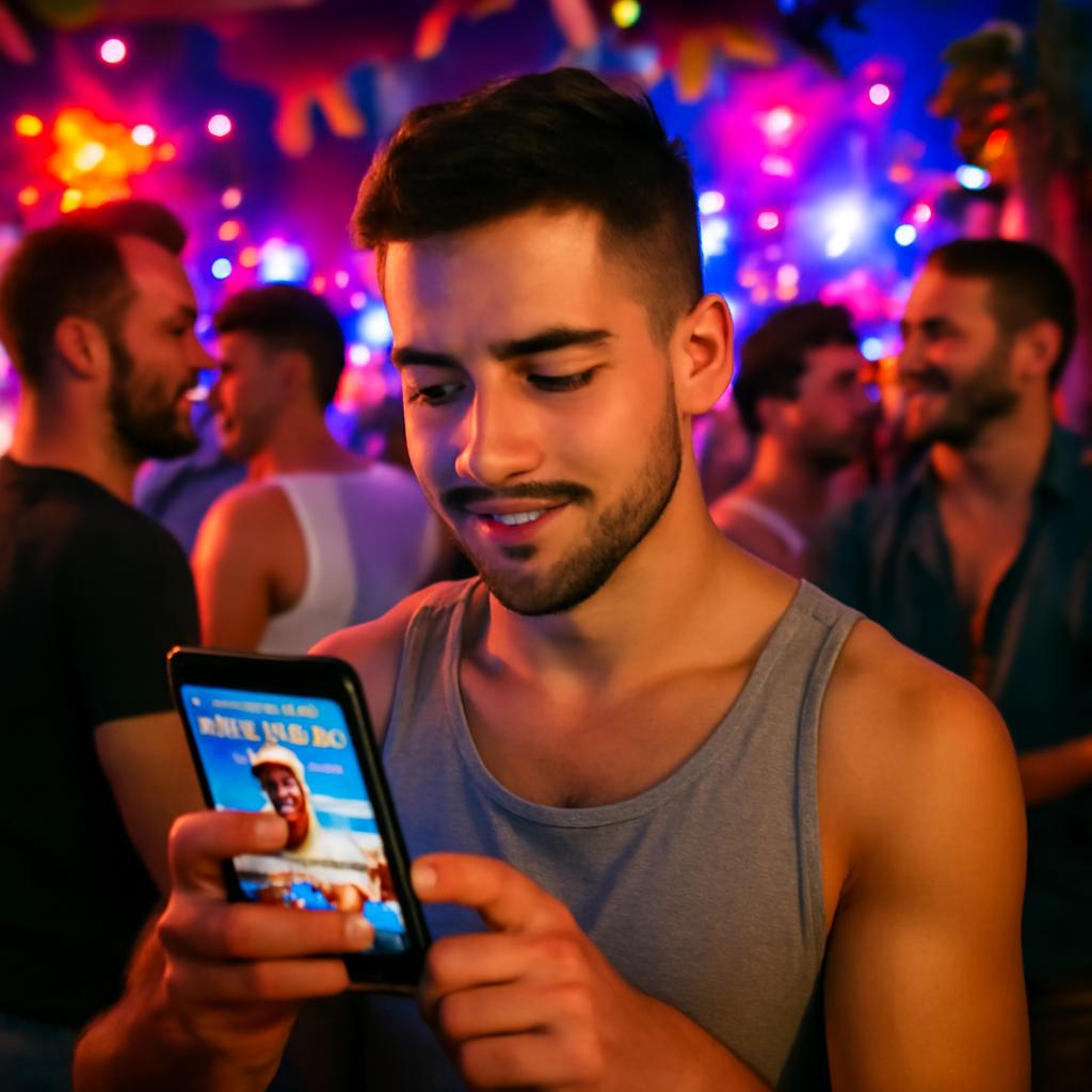 app para socializar em festas universitárias