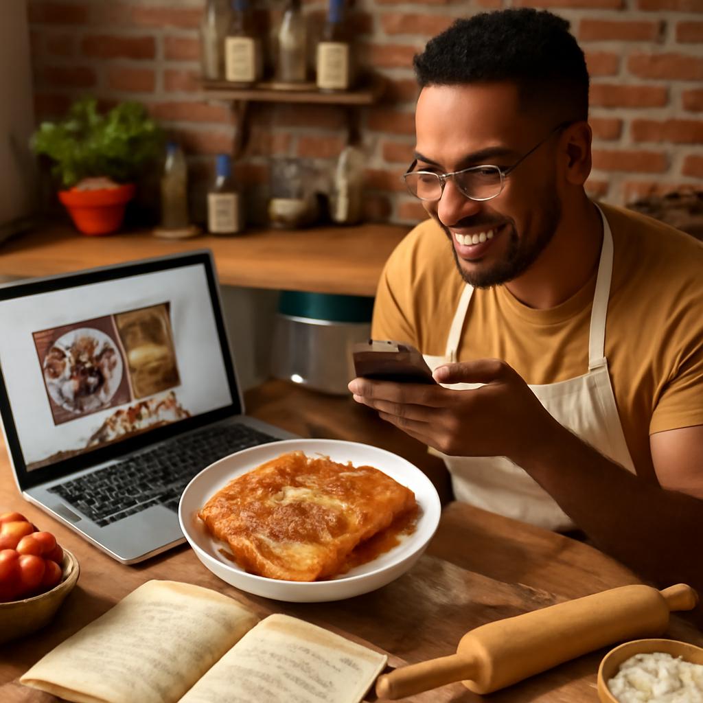 plataformas para compartilhar receitas de família