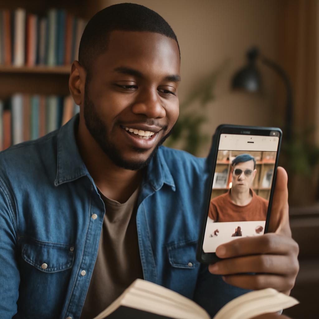 app para amizade por interesse literário