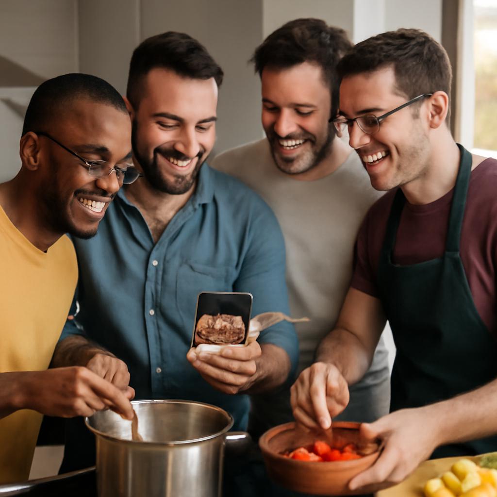 aplicativo para aprender novas receitas em grupo