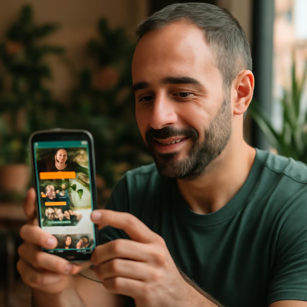 Aplicativo para grupos vegetarianos locais
