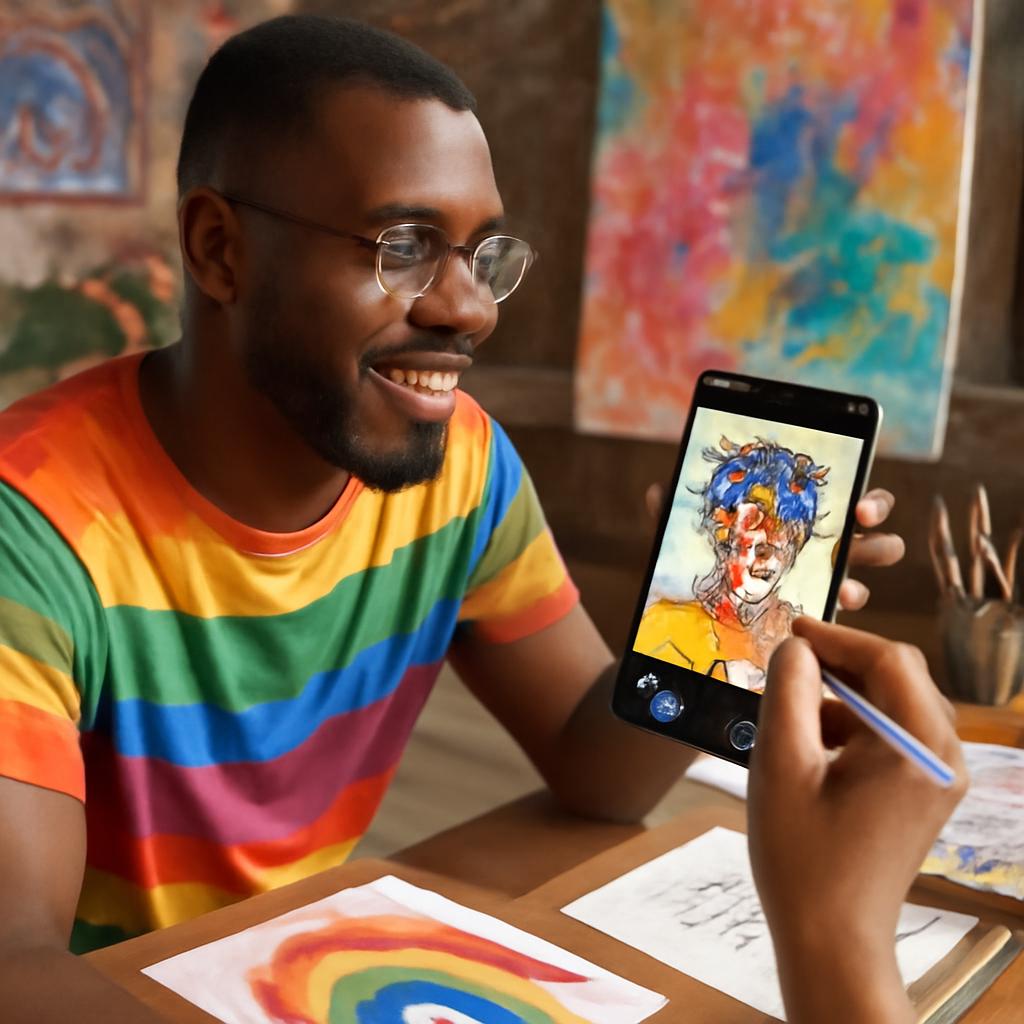 aplicativo para atividades artísticas colaborativas