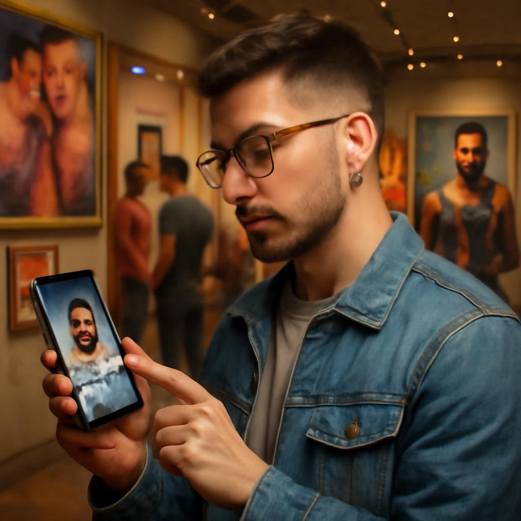 aplicativo para socialização em galerias de arte