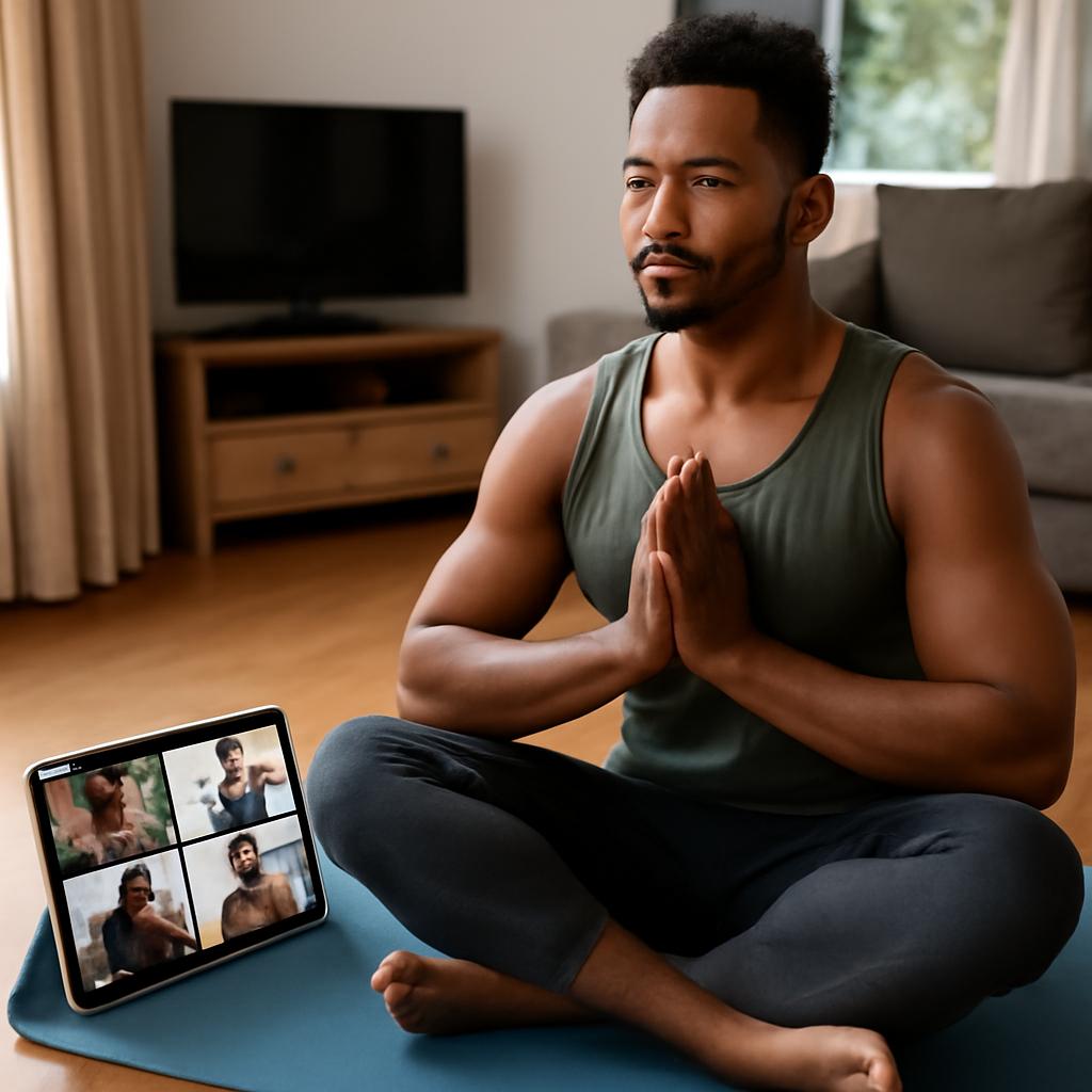 aplicativo para praticar yoga coletiva online