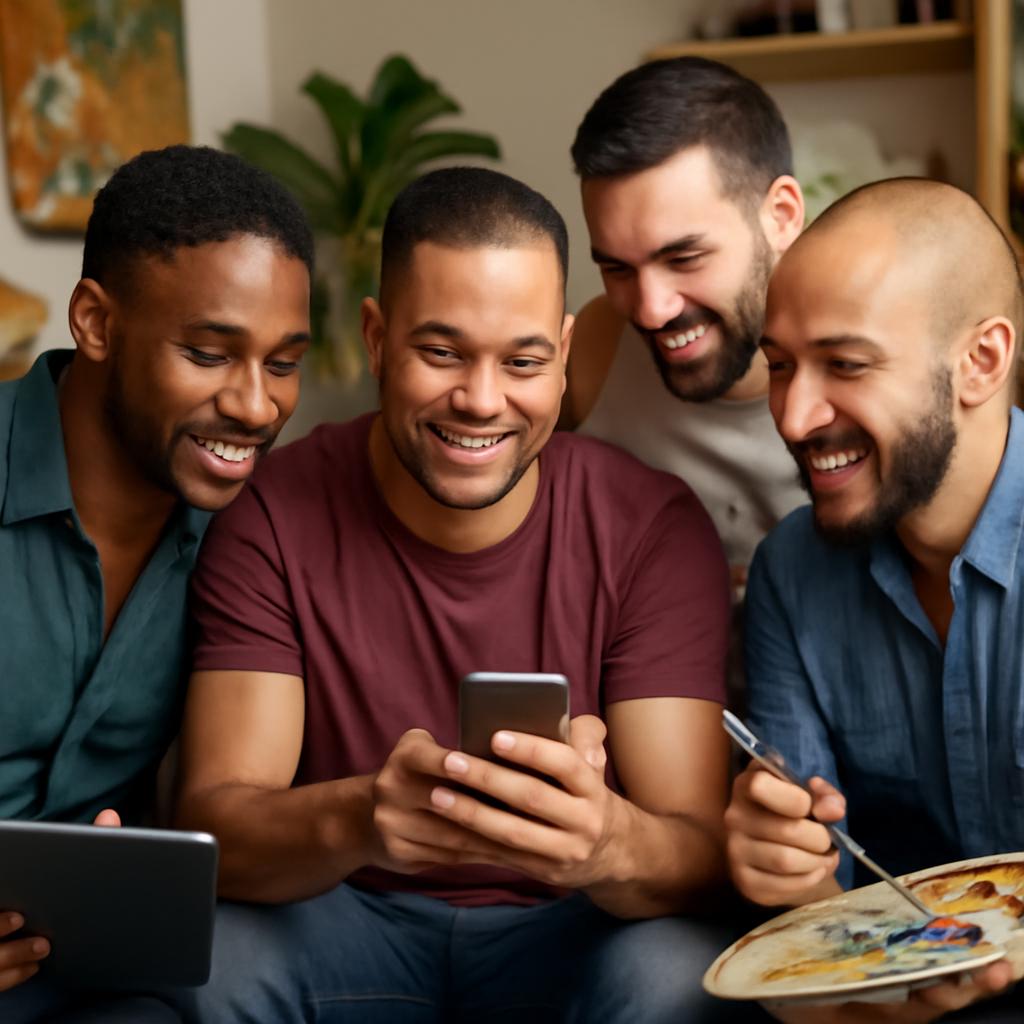 aplicativo para aprender habilidades criativas em grupo