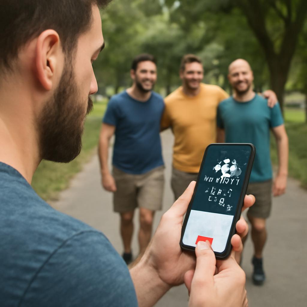aplicativo para registrar caminhadas em grupo