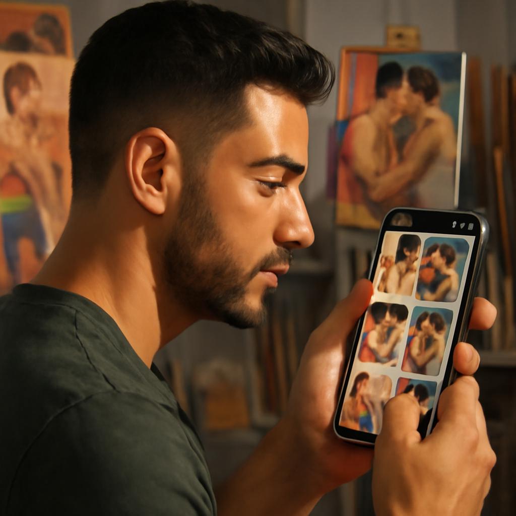 aplicativo para encontros colaborativos de arte