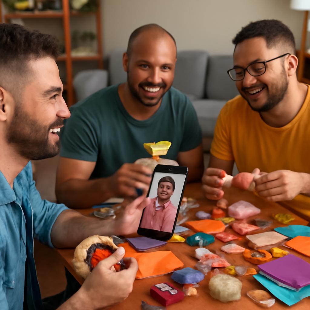 aplicativo para praticar artesanato em grupo