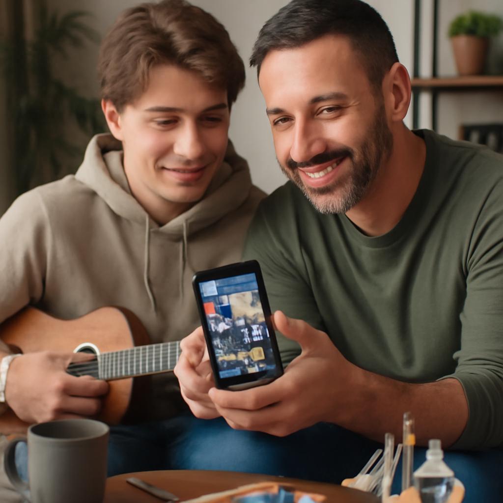 aplicativo para pais e filhos trocarem hobbies