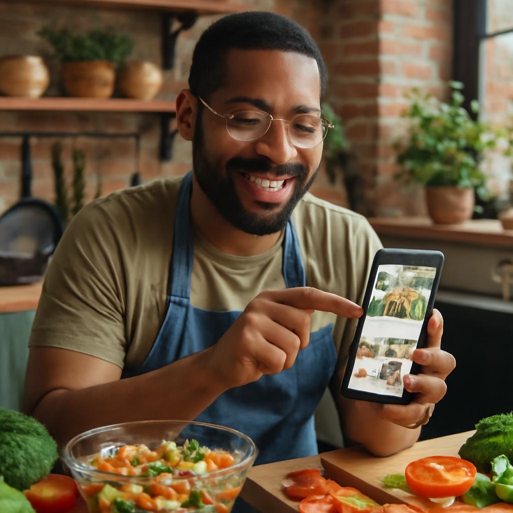 aplicativo para culinária vegana colaborativa
