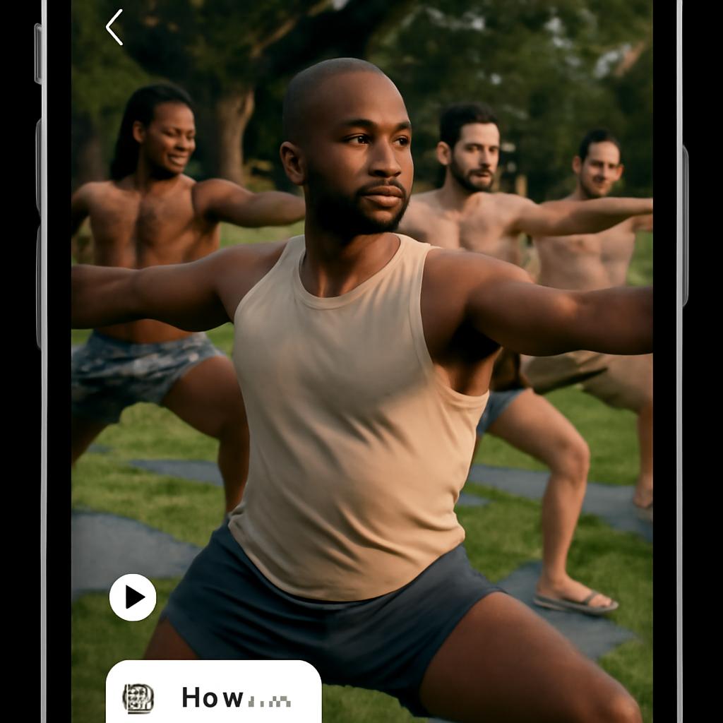 aplicativo para grupos de praticantes de yoga ao ar livre