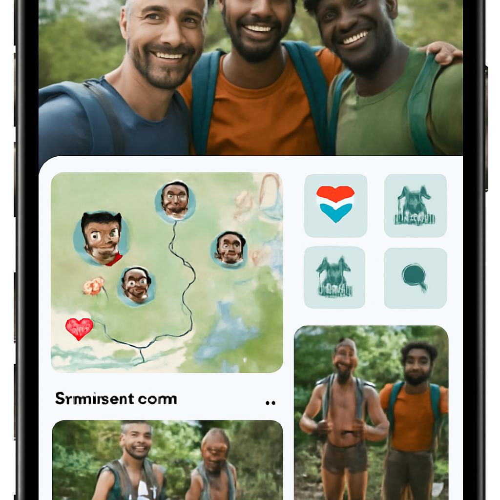 aplicativo para grupos de trilha na natureza