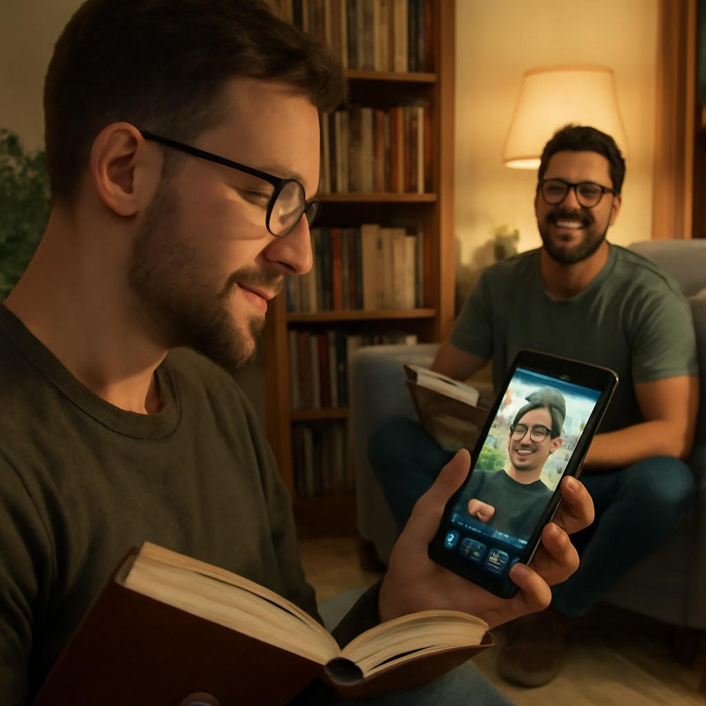 aplicativo para amizade entre amantes de leitura