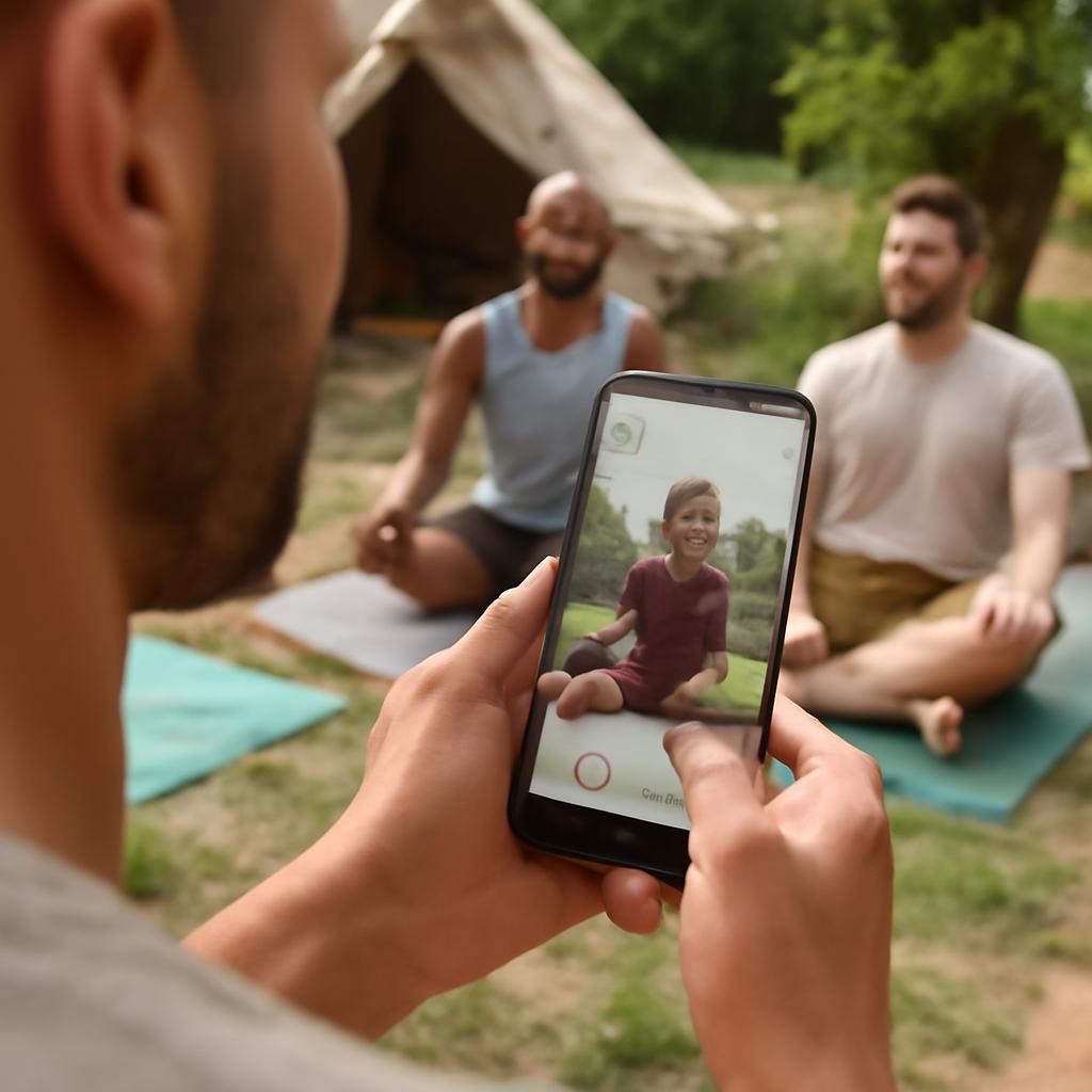 Aplicativo para amizade em retiros espirituais