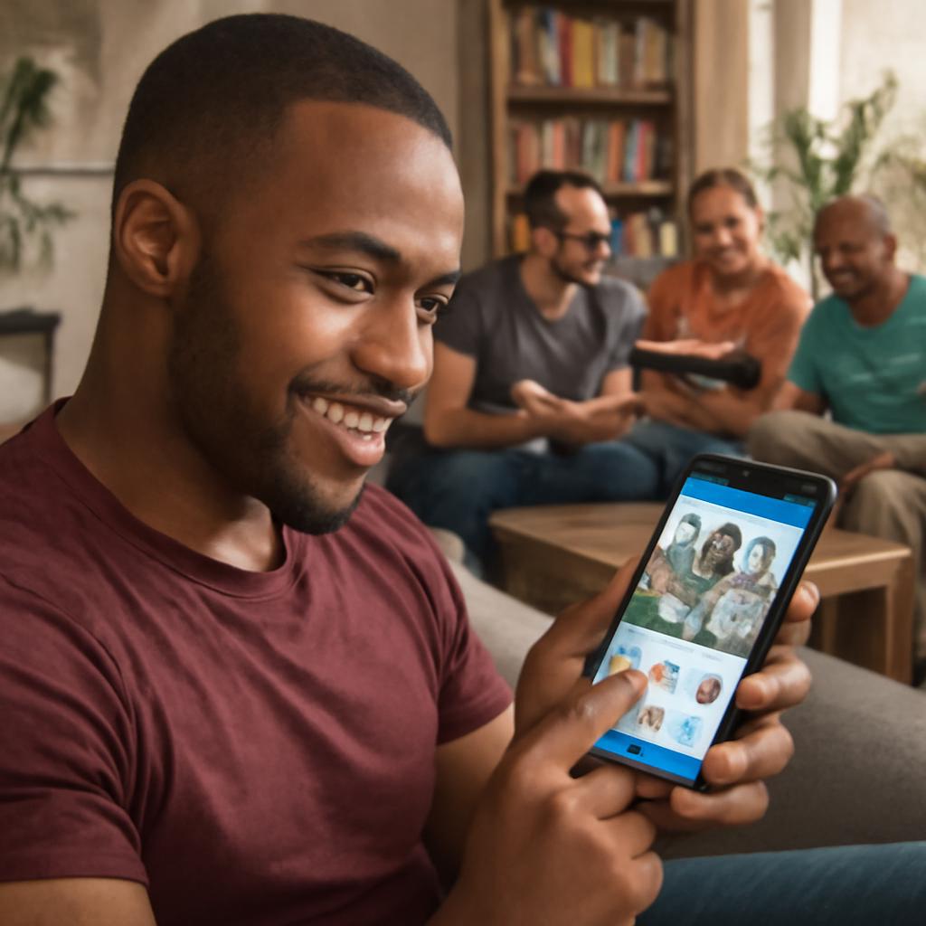 aplicativo para amizade em grupos de leitura