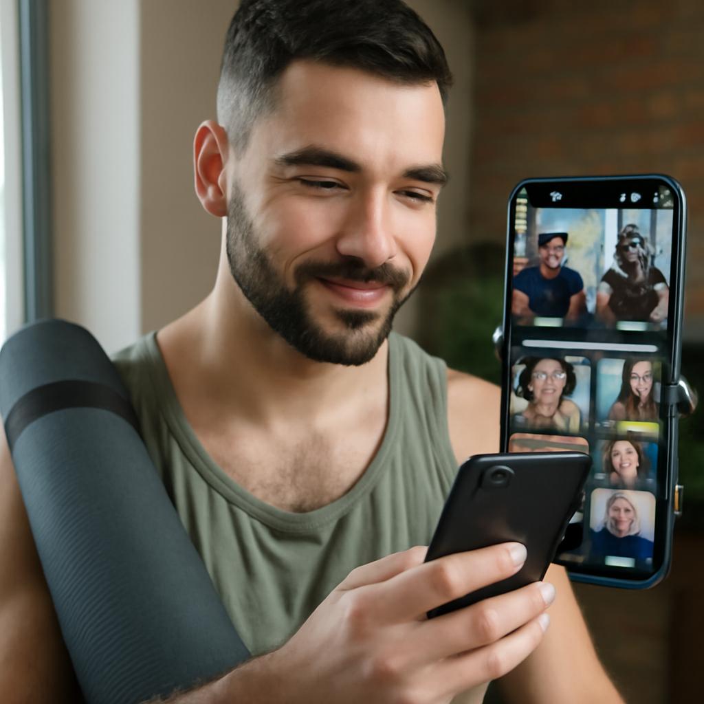 aplicativo para amizade para praticantes de yoga