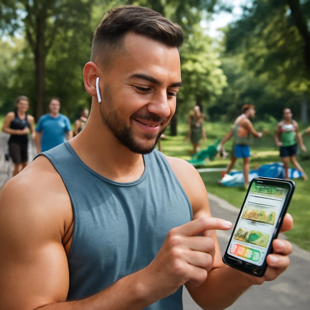 aplicativo para atividades coletivas em parques