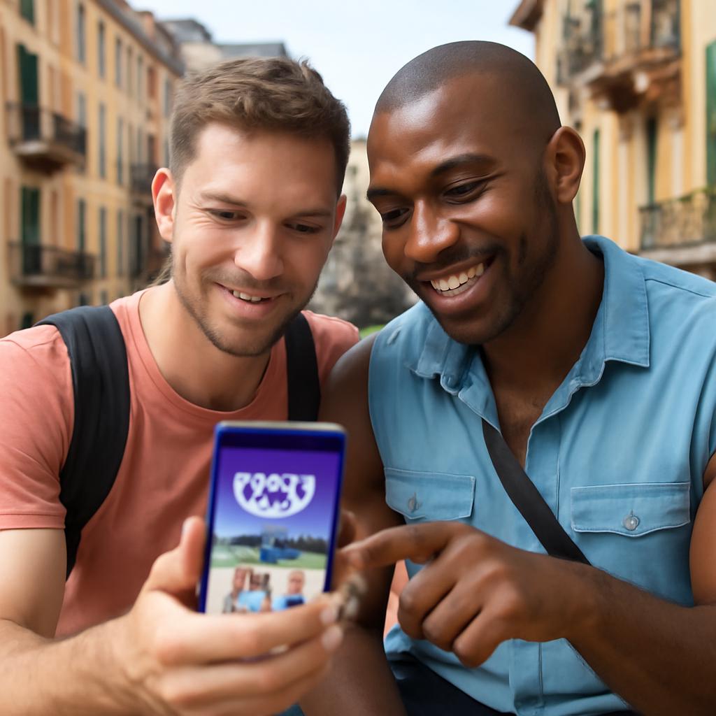 aplicativo para amizade entre turistas