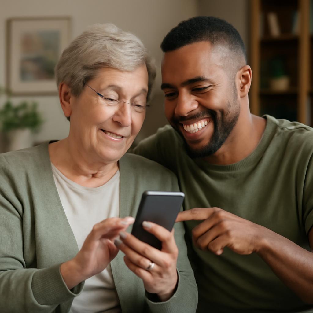 aplicativo para mães e filhos adultos trocarem experiências