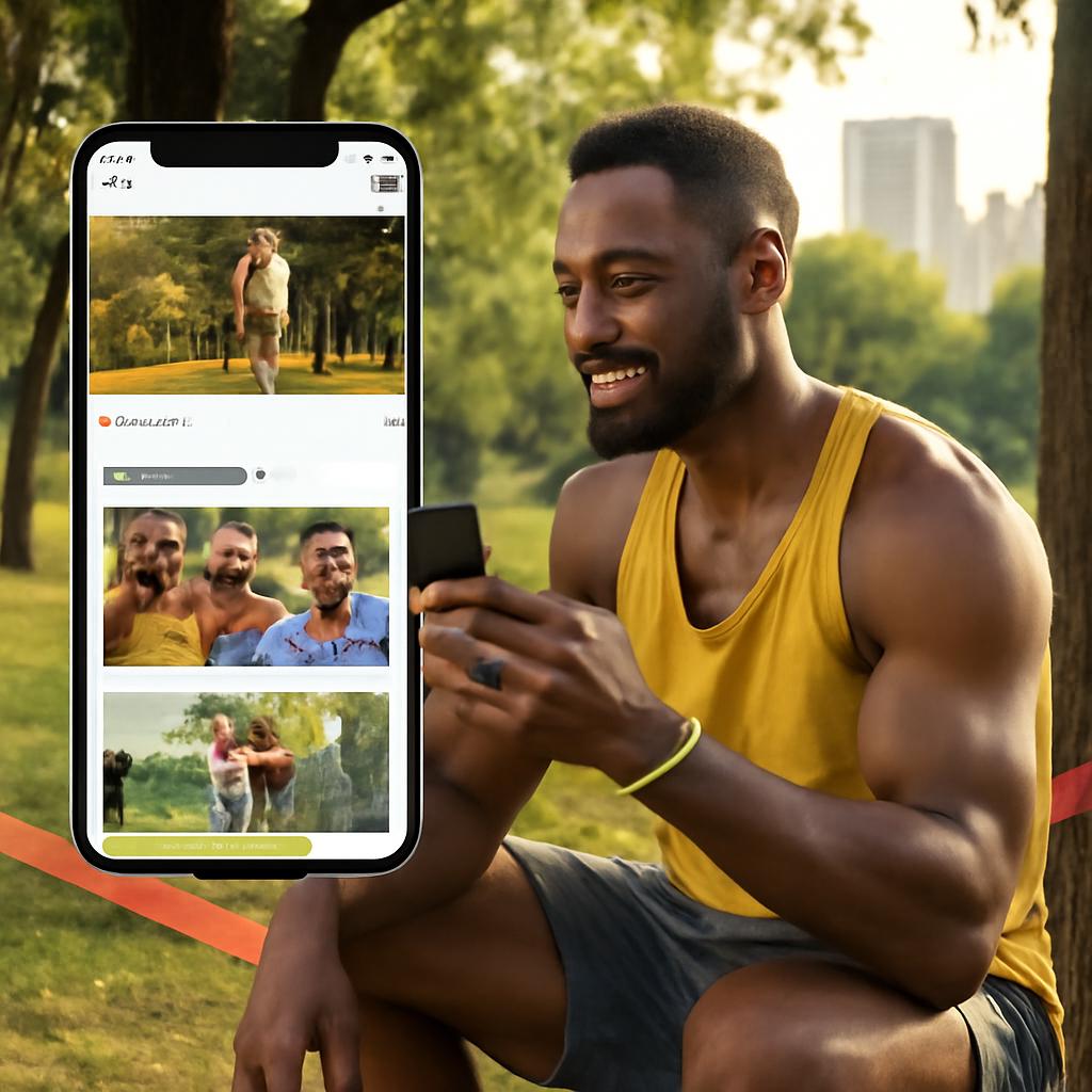 aplicativo para grupos de slackline em parques urbanos