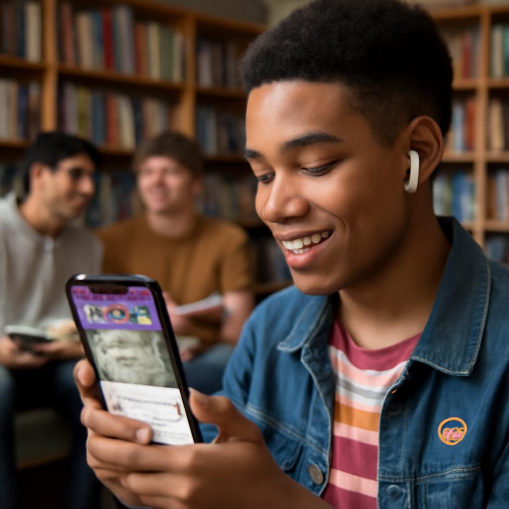 aplicativo para grupos de leitura coletiva para adolescentes