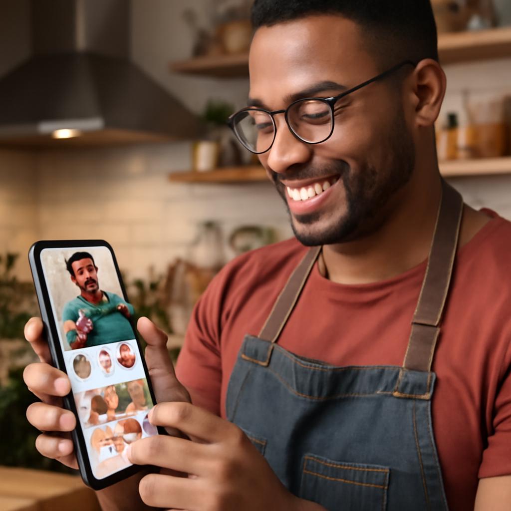 aplicativo para socializar chefes amadores
