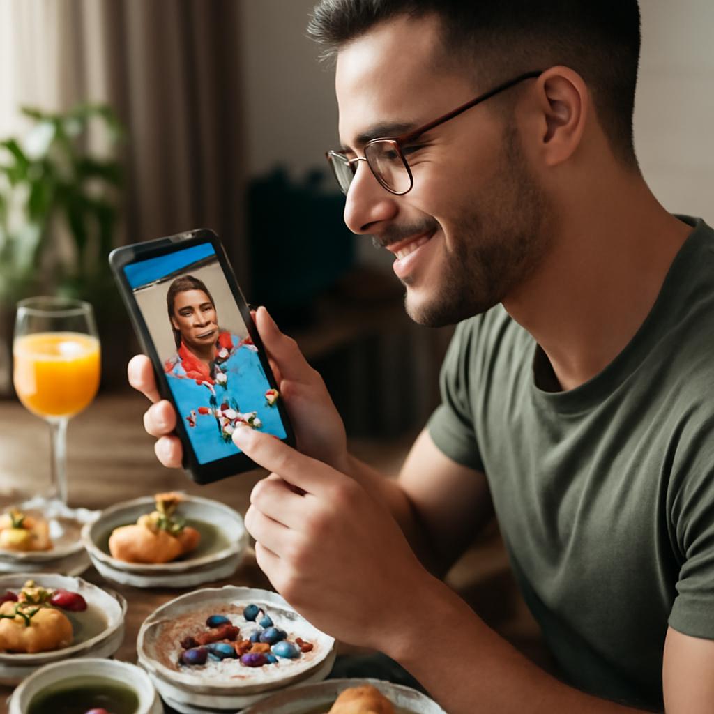 aplicativo para conectar apreciadores de café da manhã gourmet