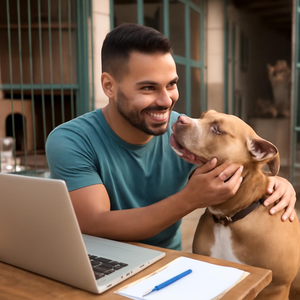 plataforma para voluntariado em abrigos de animais