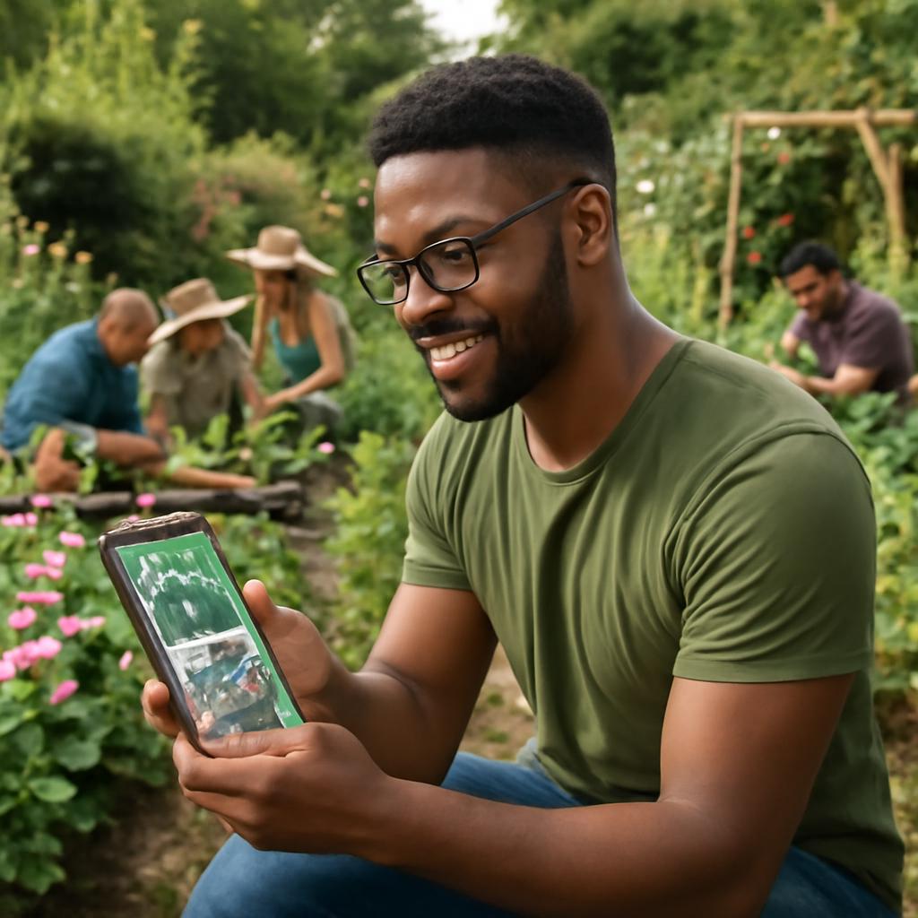 aplicativo para hobbies coletivos em jardins