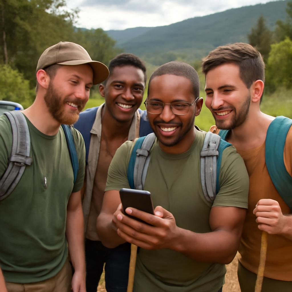 aplicativo para trilhas guiadas em grupo