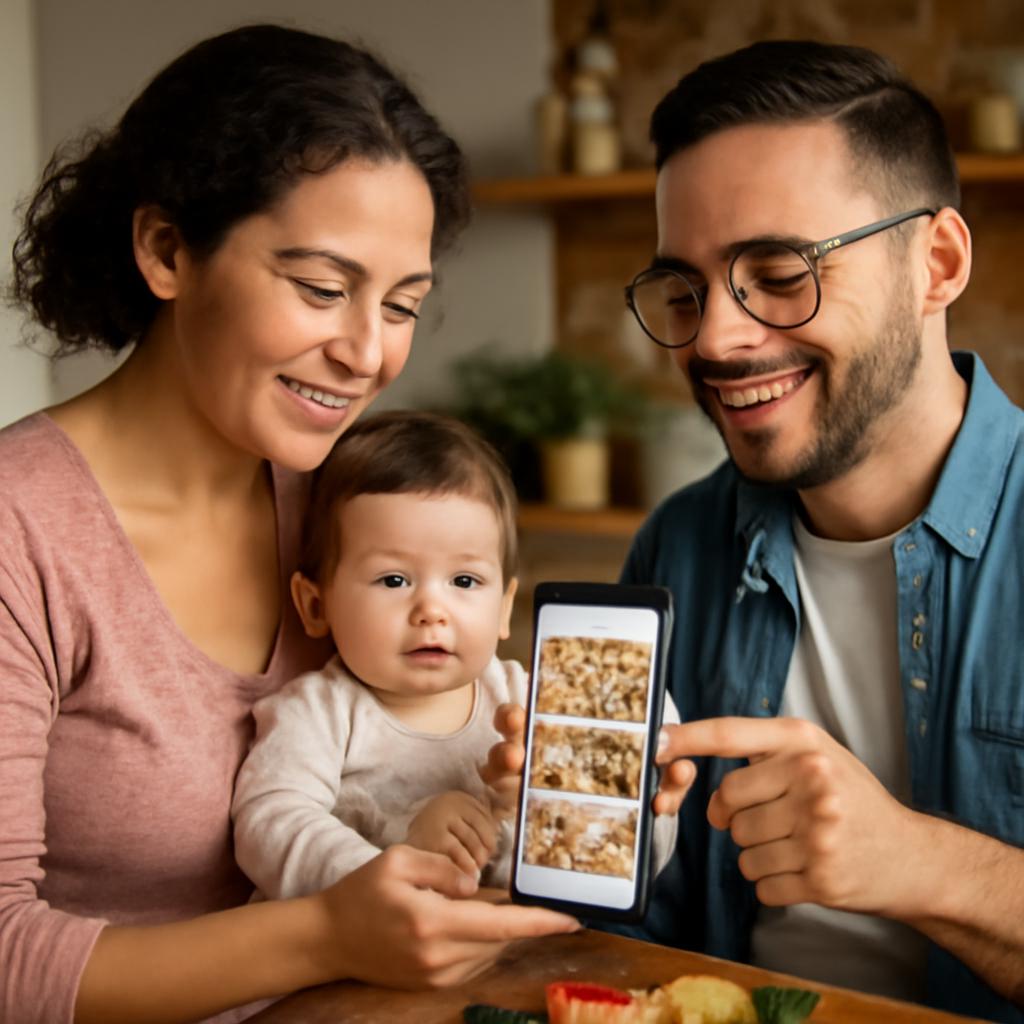 app para mães compartilharem receitas práticas