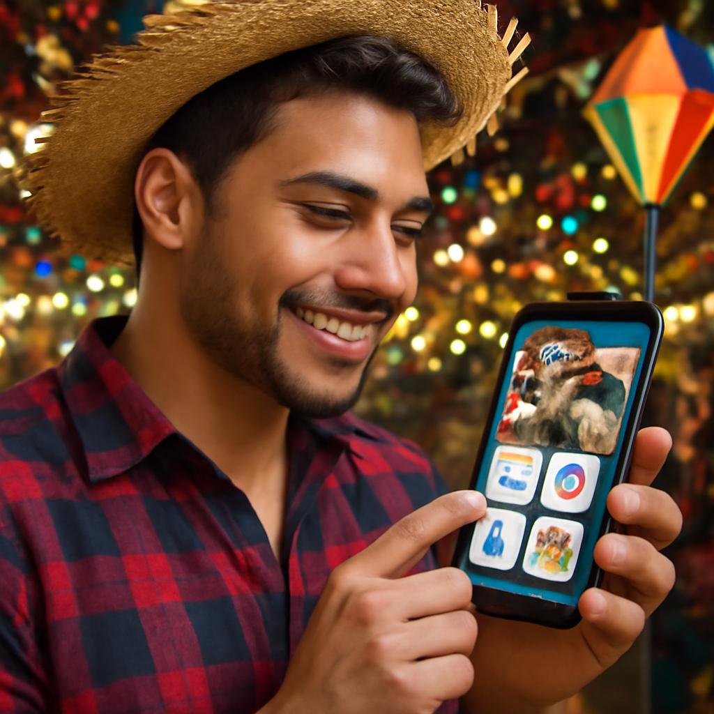 aplicativo para eventos juninos colaborativos