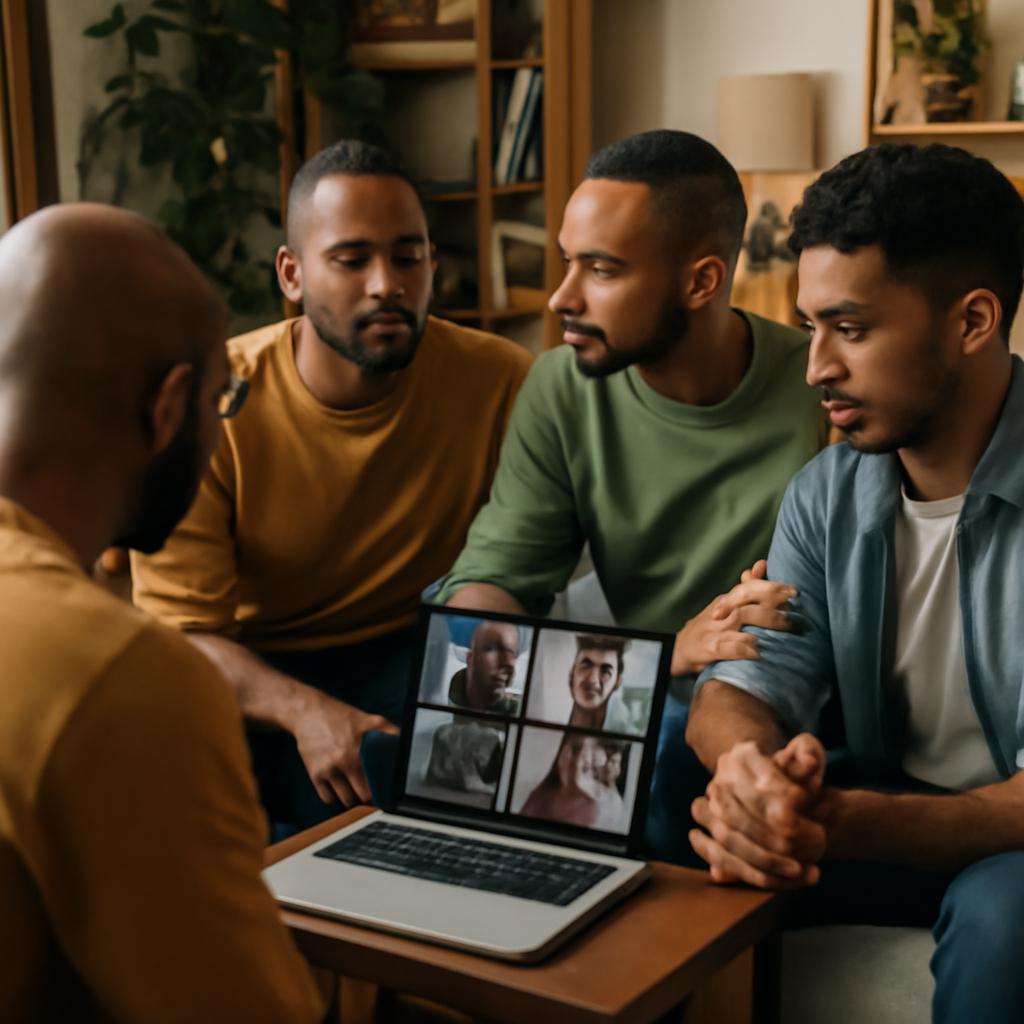 plataforma para terapia em grupo de apoio emocional