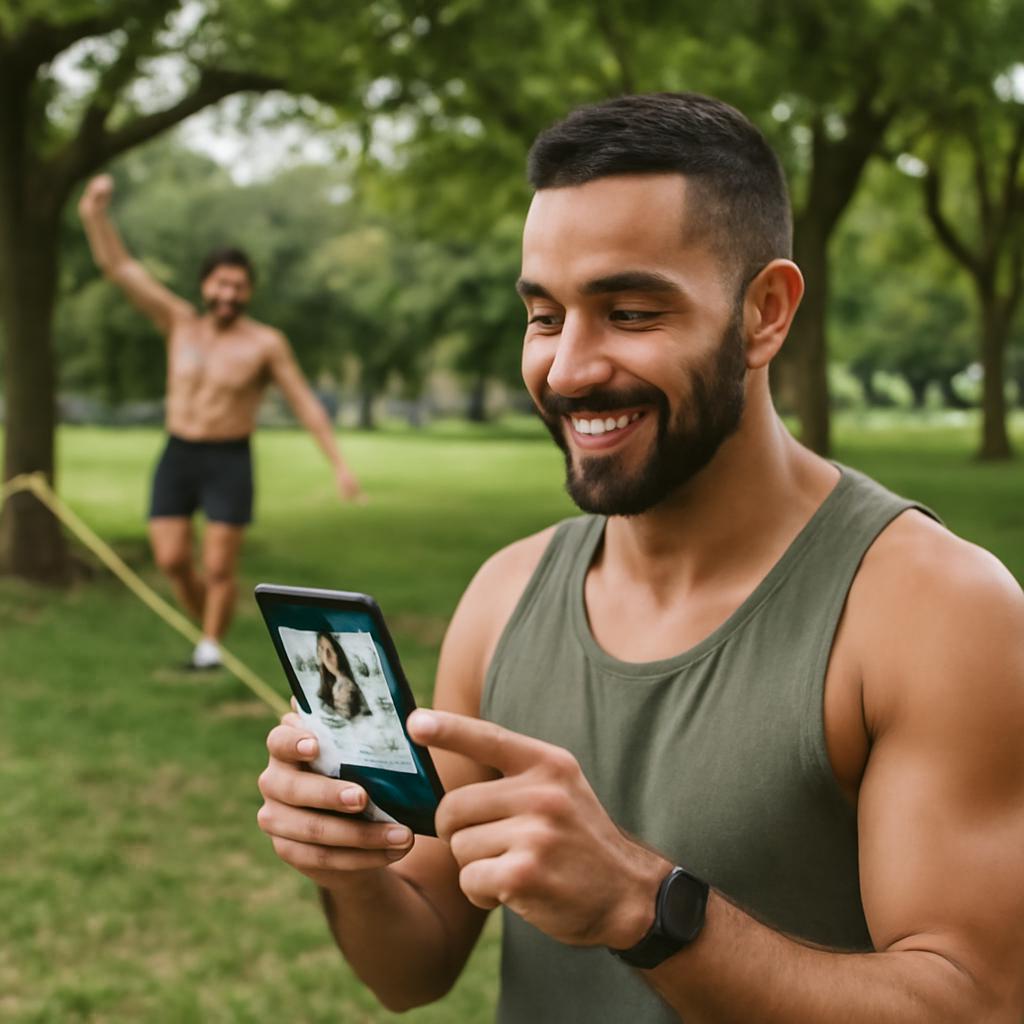 Aplicativo para grupos de slackline em parques públicos