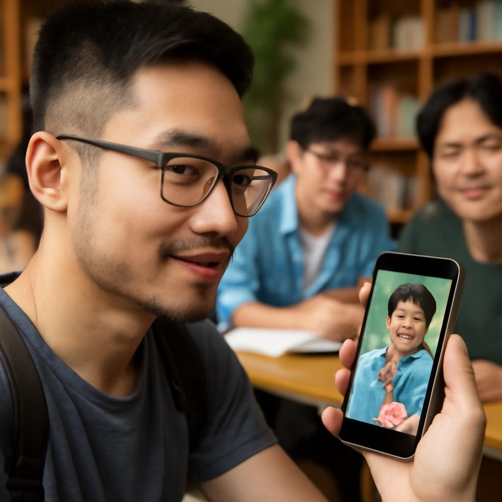 app para socializar estudantes de línguas orientais
