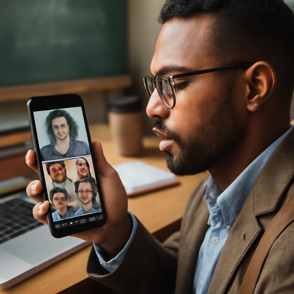 app para socializar professores universitários