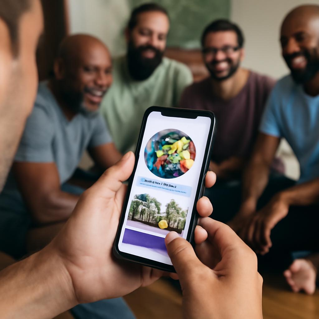 app para criar grupos de prática voluntária