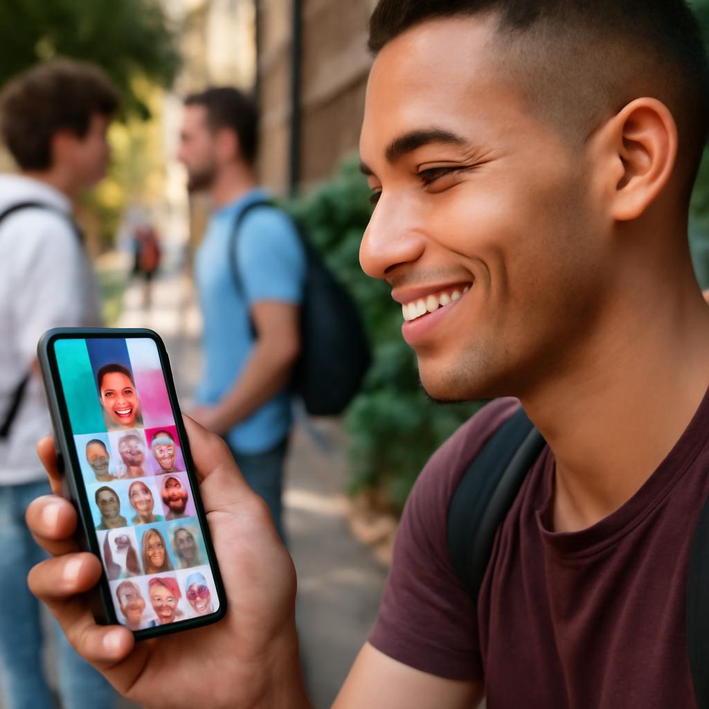 app para socializar jovens intercambistas