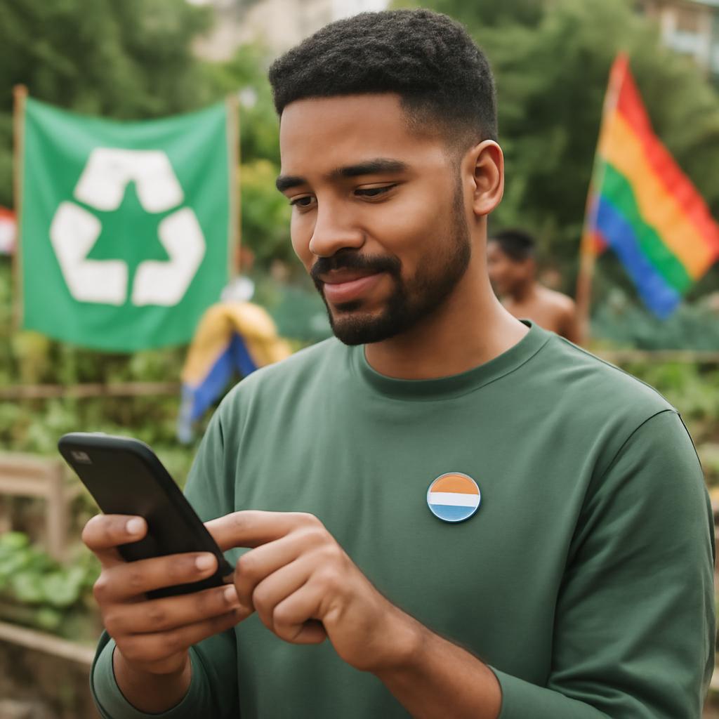 app para eventos sustentáveis em comunidades locais
