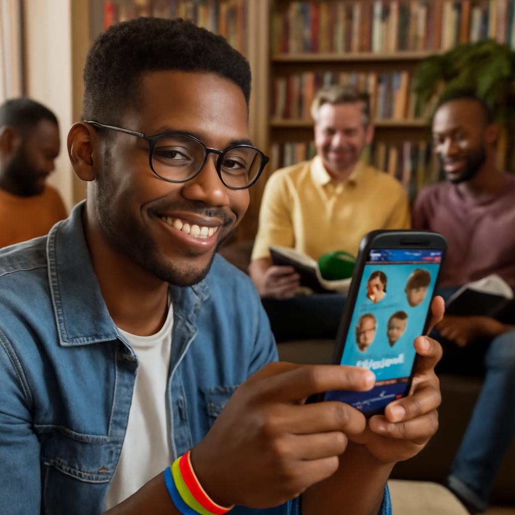 app para formar grupos literários inclusivos