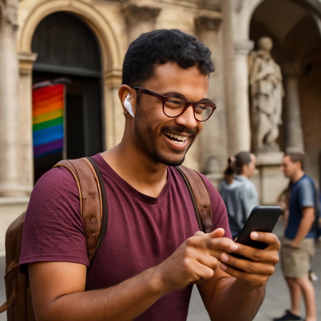 aplicativo para socializar turistas em visitas culturais