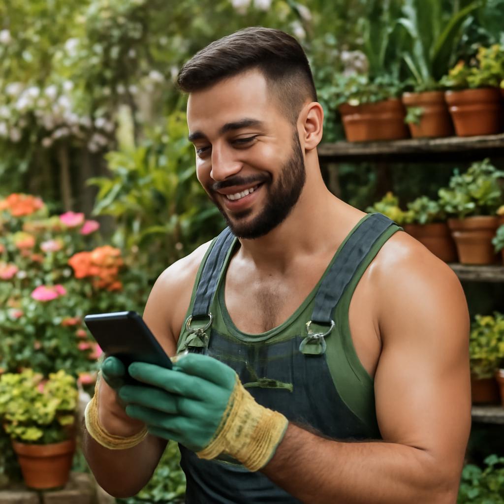 aplicativo para socializar entusiastas de jardinagem