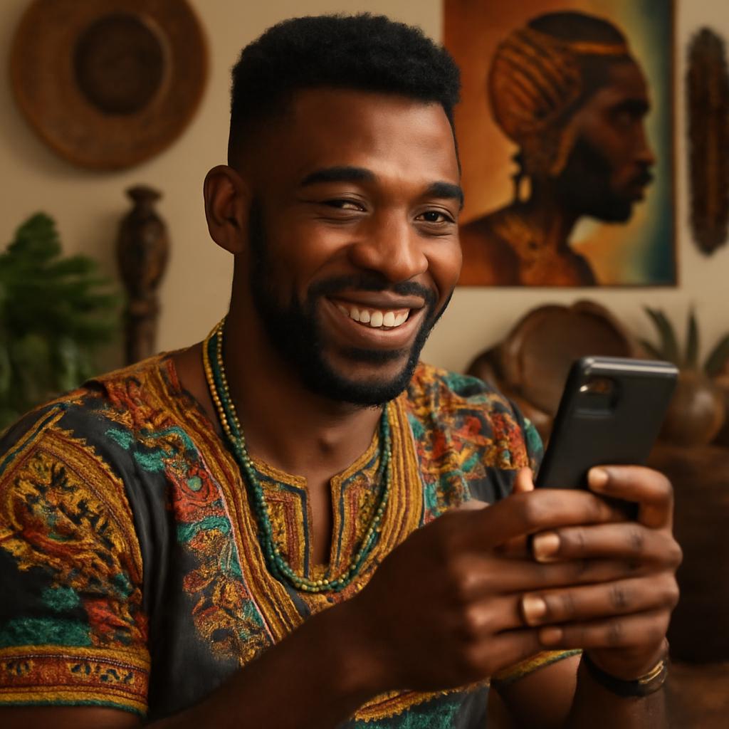 aplicativo para socializar amantes de cultura africana
