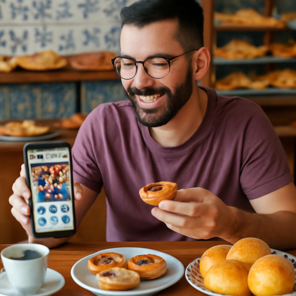 app para grupos de degustação de doces portugueses