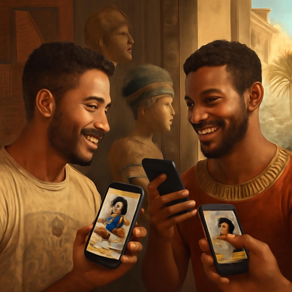 plataforma para socializar amantes de cultura egípcia